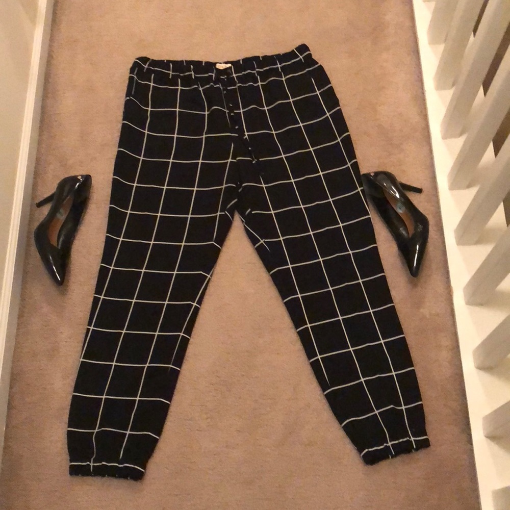 Merona Black/White Trousers